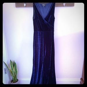 Lulus Navy Blue Gown - only worn once!